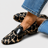 Léonie | Loafers med leopardprint
