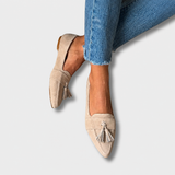 Lily | Chique loafers i beige