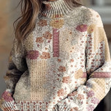 Linnea | Patchwork Have Turtleneck