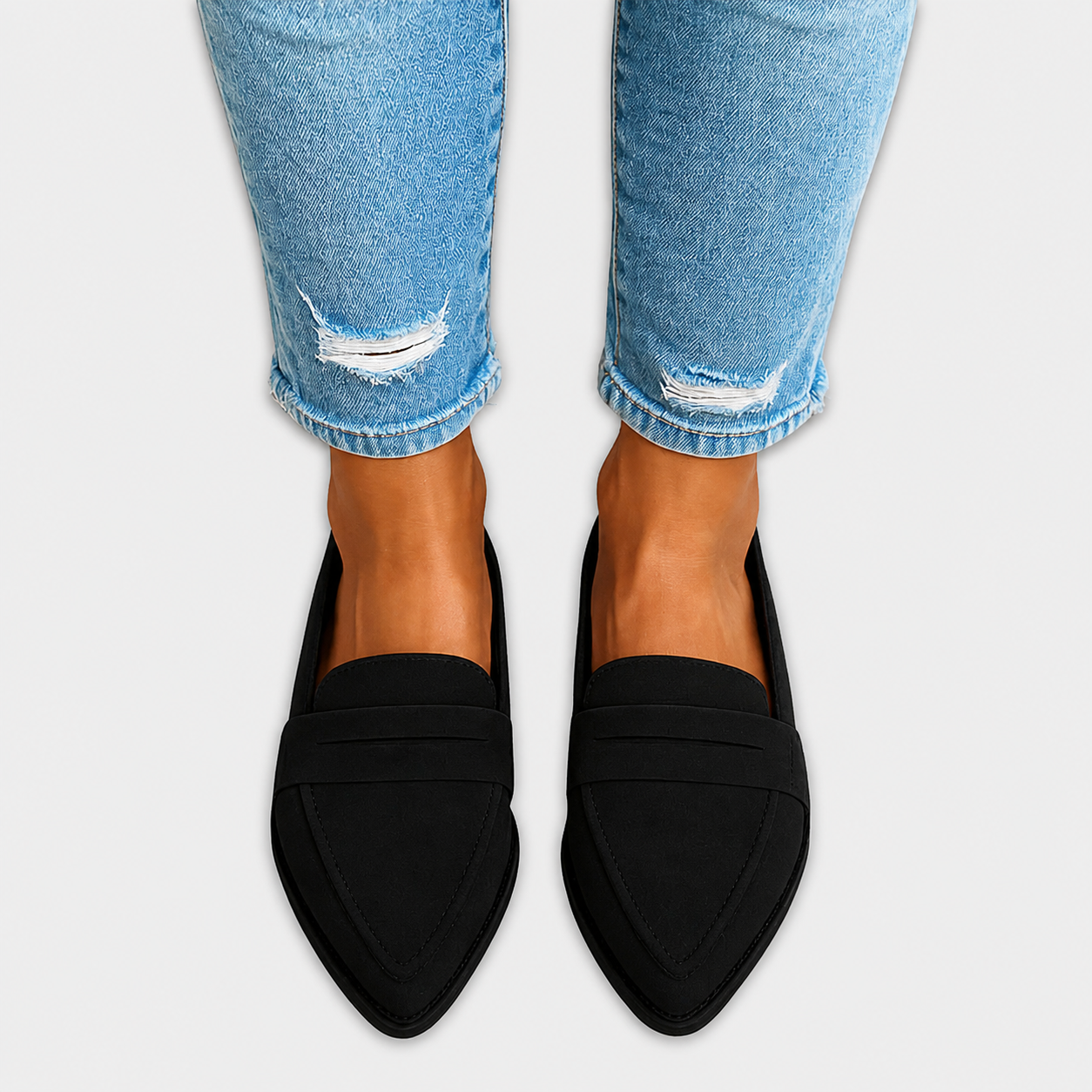 Nadia | Loafers med mat finish