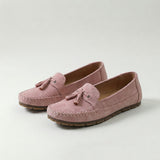 Jade – Klassiske Loafers med Frynse Detalje
