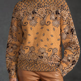 Oleander™ | Karamel Paisley Turtleneck