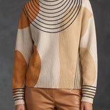 Perrine™ | Farve-Block Bue Turtleneck