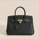 Nina | Klassisk Læder Håndtaske