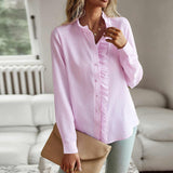 Alice | Flæset Knappet Bluse