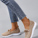 Kathrine™ | Stilfulde Slip-On Sneakers med Kædedetalje