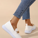 Kathrine™ | Stilfulde Slip-On Sneakers med Kædedetalje