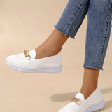 Kathrine™ | Stilfulde Slip-On Sneakers med Kædedetalje