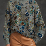 Thalassa™ | Sage Bloom Turtleneck