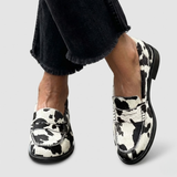 Veerle | Loafers med zebraprint
