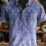 Van Rijn Fashion® | Retro polo med farveforløb