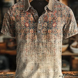 Van Rijn Fashion® | Retro polo med farveforløb