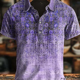 Van Rijn Fashion® | Retro polo med farveforløb