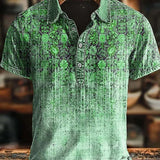 Van Rijn Fashion® | Retro polo med farveforløb